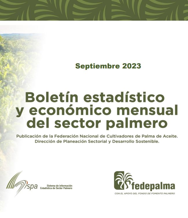 					Ver Núm. 9 (2023):  Boletín estadístico y económico mensual del sector palmero
				