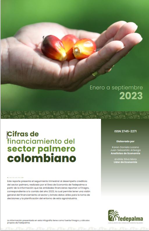 					Ver Núm. 3 (2023): Cifras de financiamiento del sector palmero colombiano
				